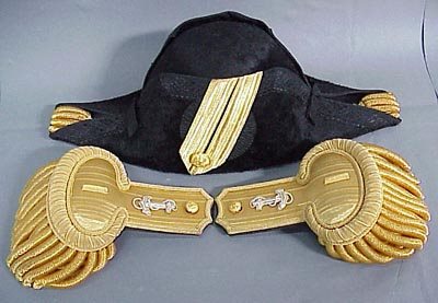 LTJG Cocked hat& epaulettes
