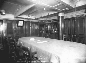 OLYMPIA- Junior and Warrant Officer's Wardroom Mess.