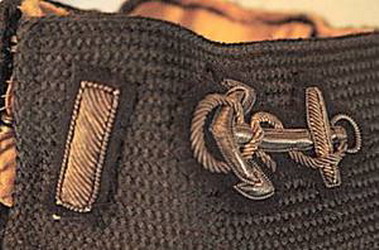 SDB Coat- LTJG Line aviator-left collar detail